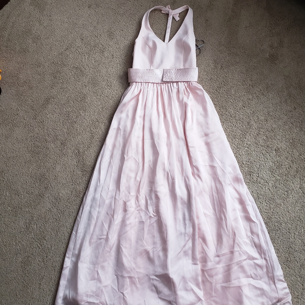 White by Vera wang, Blush bridesmaid or evening gown, size 2